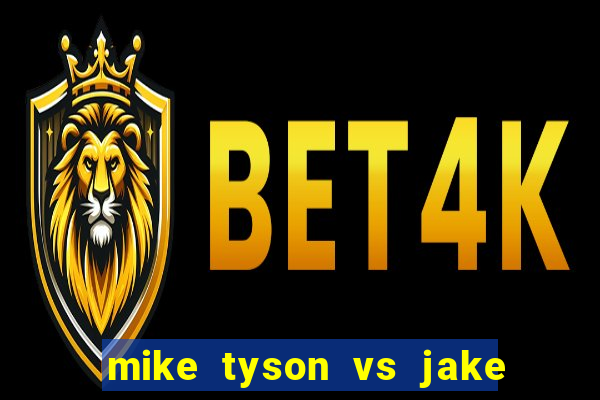 mike tyson vs jake paul assistir online